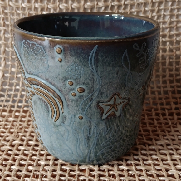 Starbucks Siren Mermaid Tail 2014 Anniversary Collection Coffee Mug Cup 12 Oz. - Picture 3 of 11